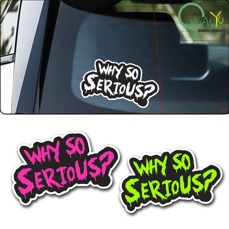 Motorcycle Gear Equipment - Stiker mobil lucu bahasa Inggris Mengapa