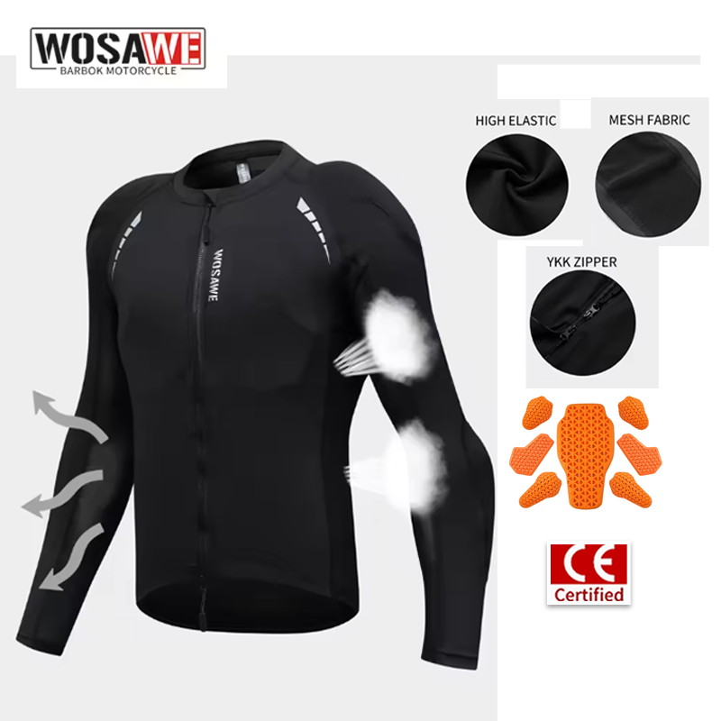 Gearx Motorcycle Jacket - Jaket Motor Pria WOSAWE, Jaket Motorcross