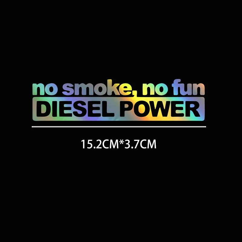 Motorcycle Gear Equipment - DIESEL stiker mobil tanpa asap tidak