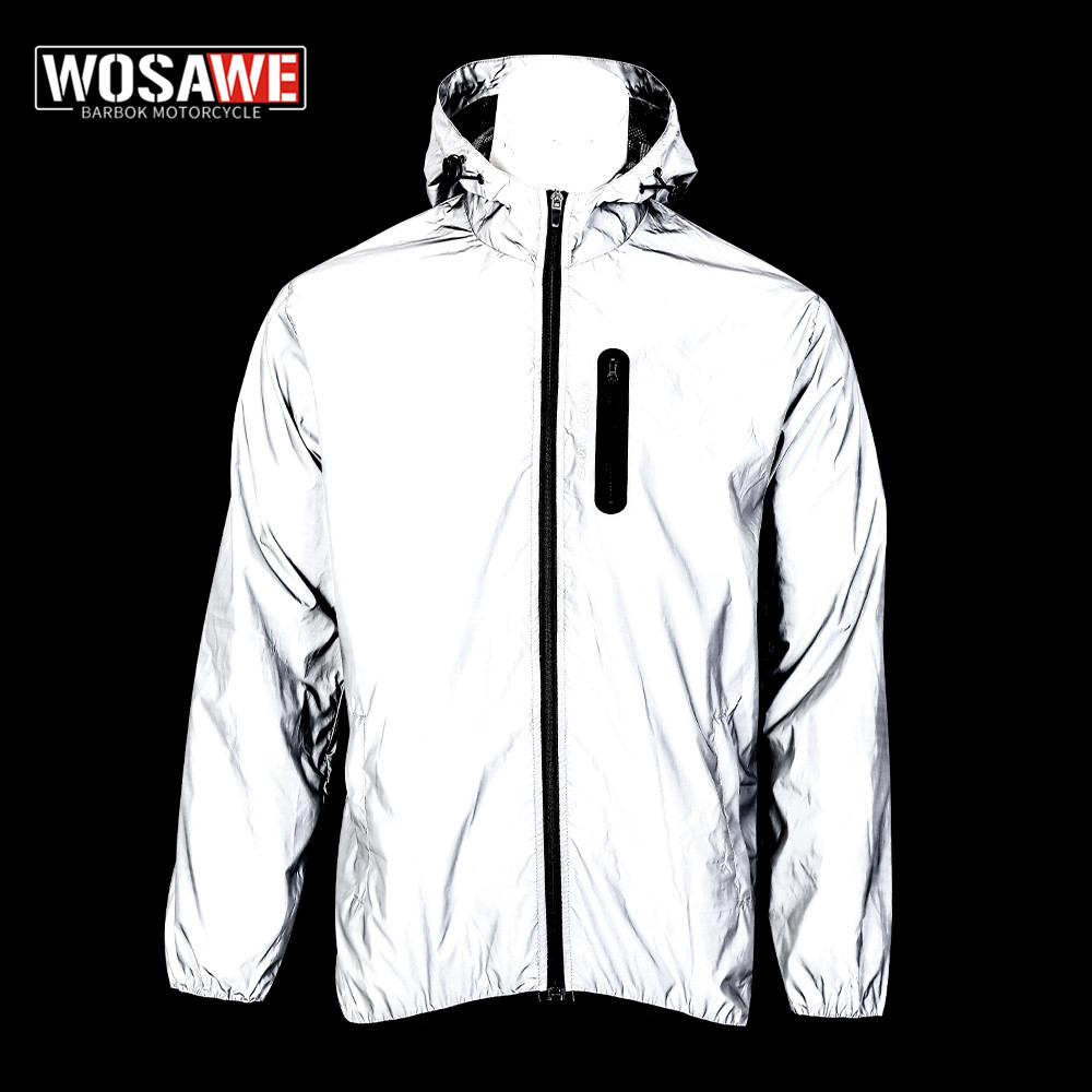 Gearx Motorcycle Jacket - WOSAWE Jaket Reflektif Pria Musim Gugur