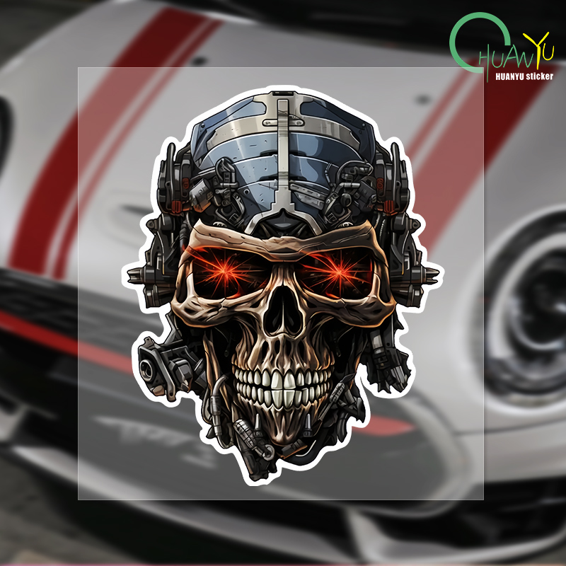 Motorcycle Gear Equipment - 2024 desain baru kepala kerangka stiker