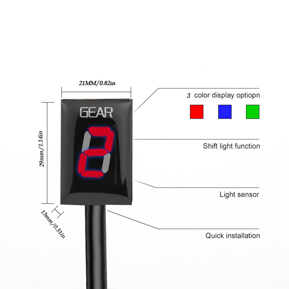 Indikator tampilan roda gigi u - Gear Indicator Display ulasan dan harga