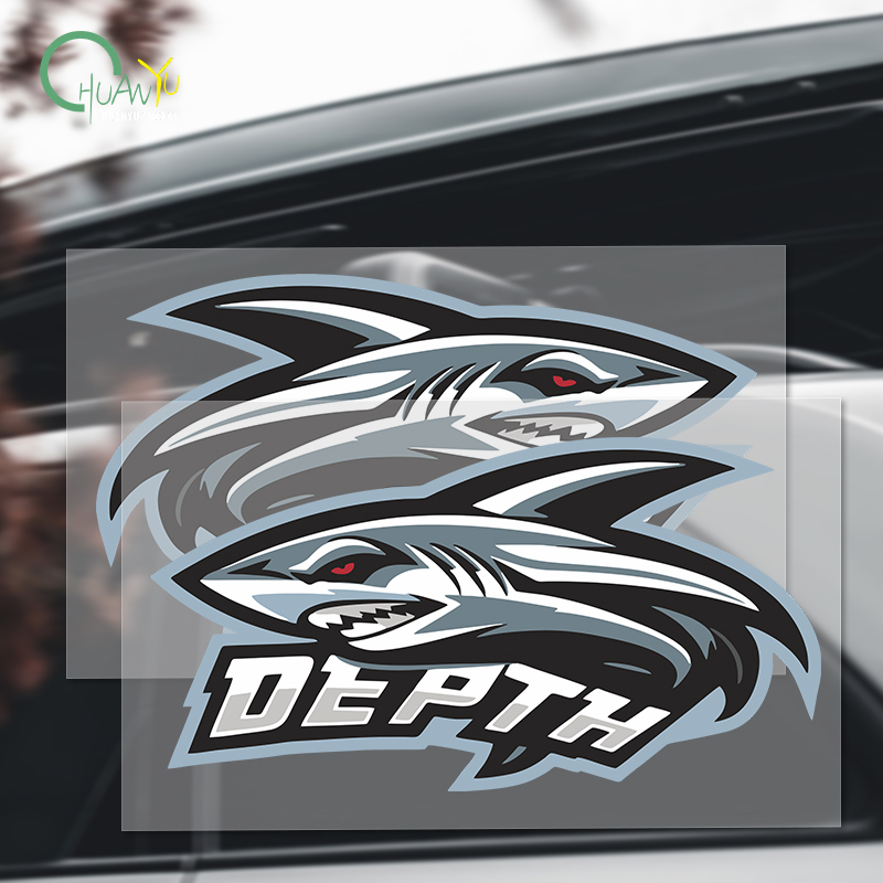 Stiker hiu dekorasi pribadi kr - Motorcycle Gear Equipment ulasan dan harga