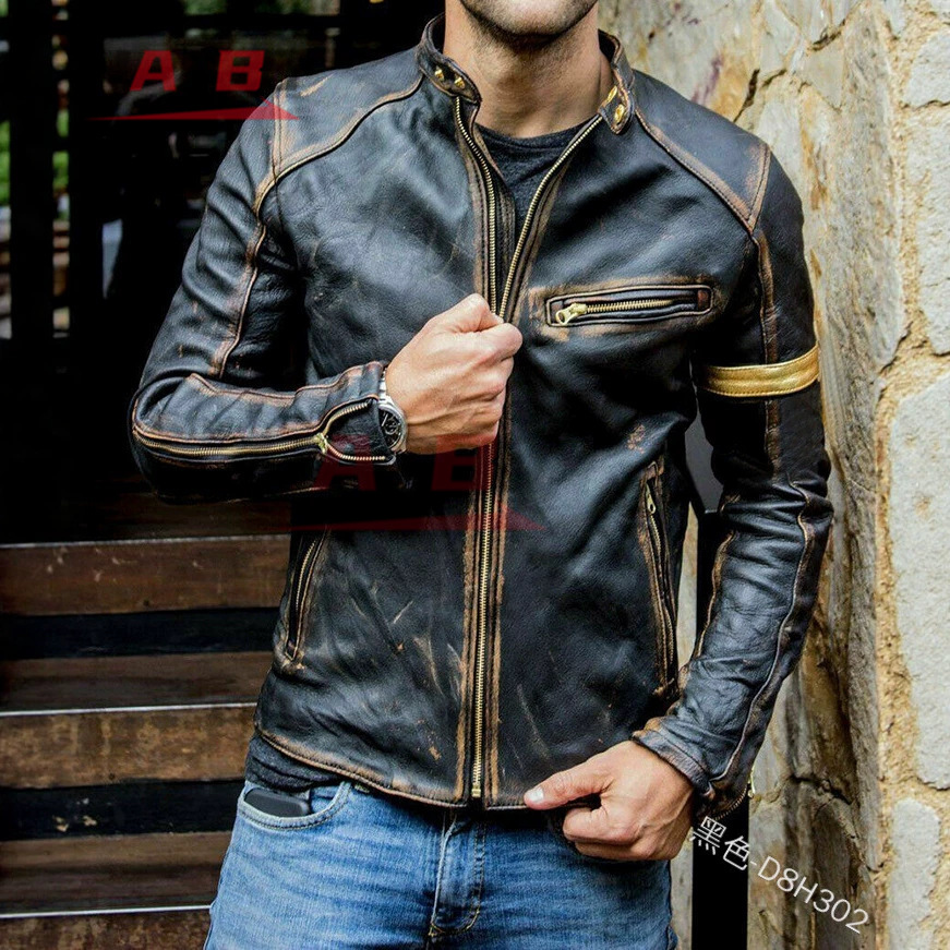 Jaket Kulit Retro Motor Street - Gearx Motorcycle Jacket ulasan dan harga