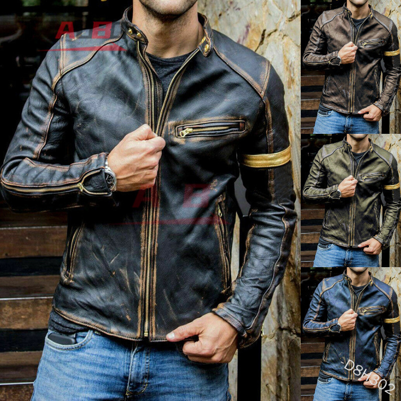 Jaket Kulit Retro Motor Street - Gearx Motorcycle Jacket ulasan dan harga