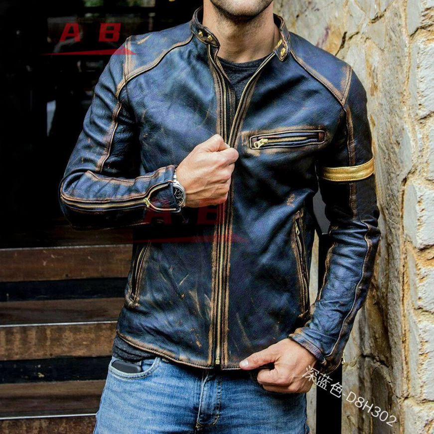 Jaket Kulit Retro Motor Street - Gearx Motorcycle Jacket ulasan dan harga