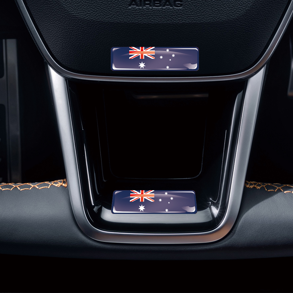 Bendera Australia 3D Resin Epo - Motorcycle Gear Australia ulasan dan harga